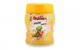 Goldiee Mixed Pickle   Plastic Jar  500 grams